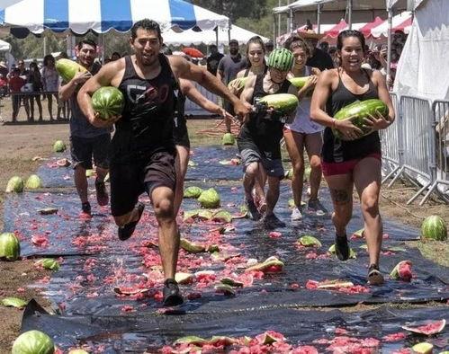 狂欢节 吃瓜,吃瓜群众的欢乐盛宴