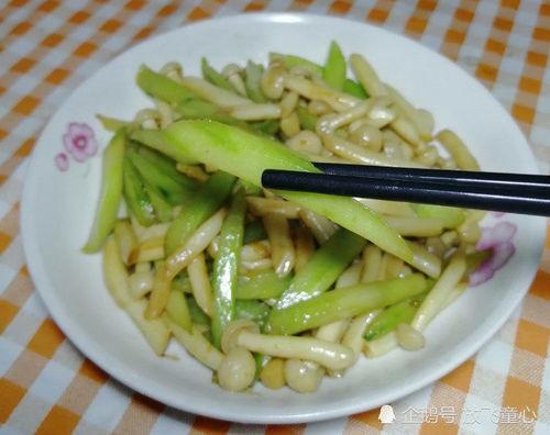 脆脆的瓜炒着吃,尽享田园风味